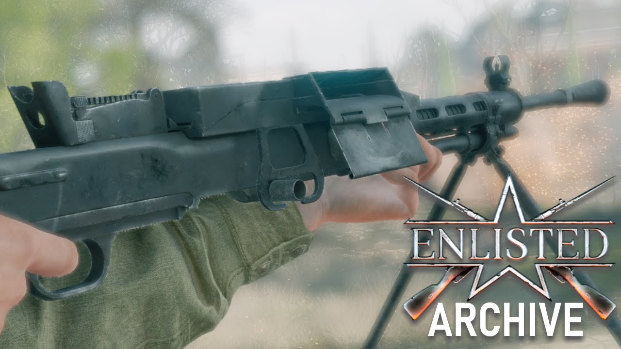 Enlisted Showcase - Degtyaryov DP-27 (100 Round Belt-Fed System)