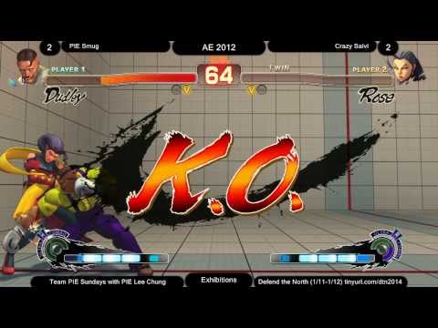 SSF4AE @ Team PIE Sundays - PIE Smug (Dudley) vs Crazy Salvi (Rose)