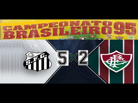 Campeonato Brasileiro 1995 Semi Final jogo 2 Santos 5x2 Fluminense {Luciano do Valle}