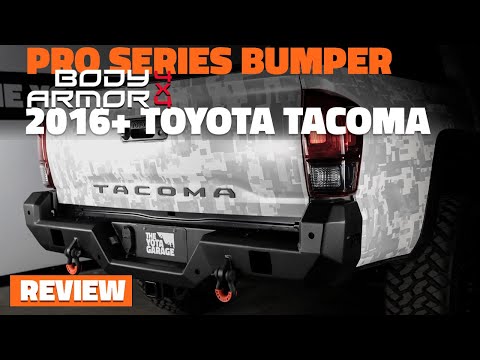 2016+ Toyota Tacoma Body Armor 4x4 Pro Series Rear Bumper | Review & Overview
