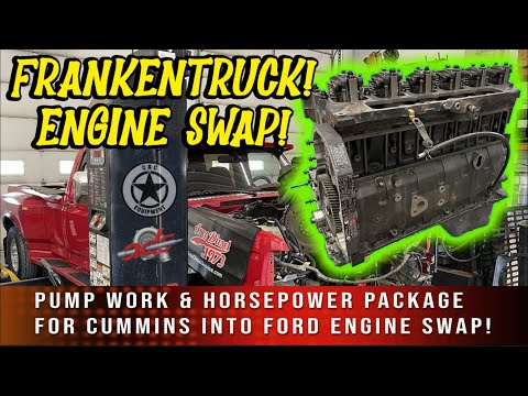 Pump Rebuild & Upgrade with Injector Set & Turbo Upgrade for @C_CEQUIPMENT Frankentruck Engine Swap