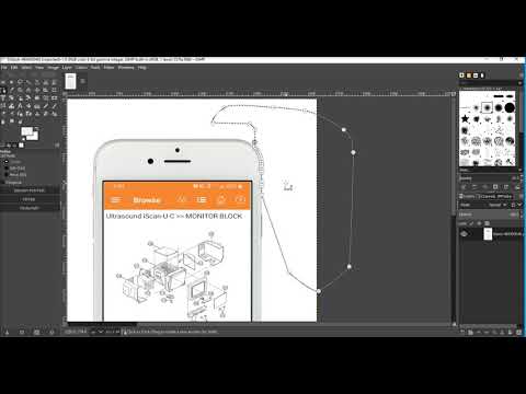 How to cut something out in gimp 2.10.14
