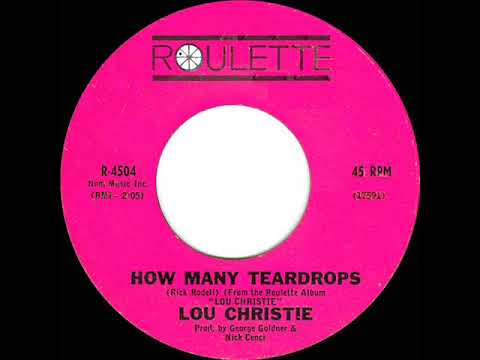 1963 HITS ARCHIVE: How Many Teardrops - Lou Christie