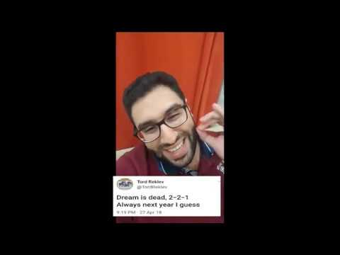 Tord Reklev lost the south American Internationals (Skit)