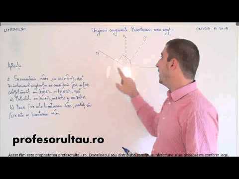 ce este bisectoarea unui unghi definitie exemple - profesorultau.ro