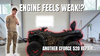 ¿Se quedó sin potencia el CFMOTO CForce 520L? ¡Arreglémoslo!