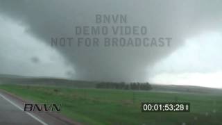 preview picture of video '5/24/2010 Bison, SD Wedge Tornado Stock Footage'
