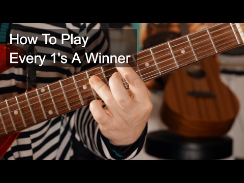 Every 1's A Winner - Hot Chocolate - Riff and Chords Guitar Lesson