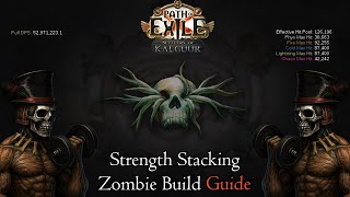 50Mill+ DPS Strength Stacking Zombie In-Depth Build Guide | PoE Legacy of Phrecia