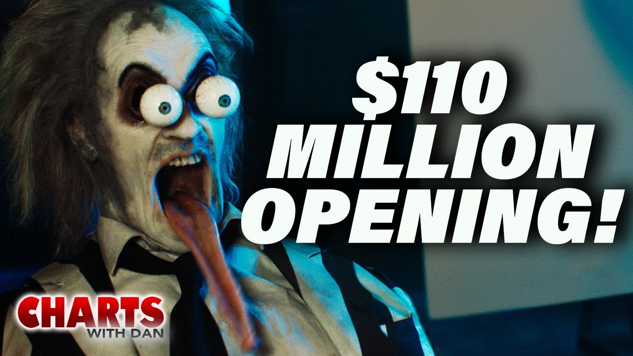 Beetlejuice Beetlejuice Has Near-Record Opening - Charts with Dan!