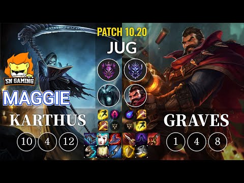 SN Maggie Karthus vs Graves Jungle - KR Patch 10.20