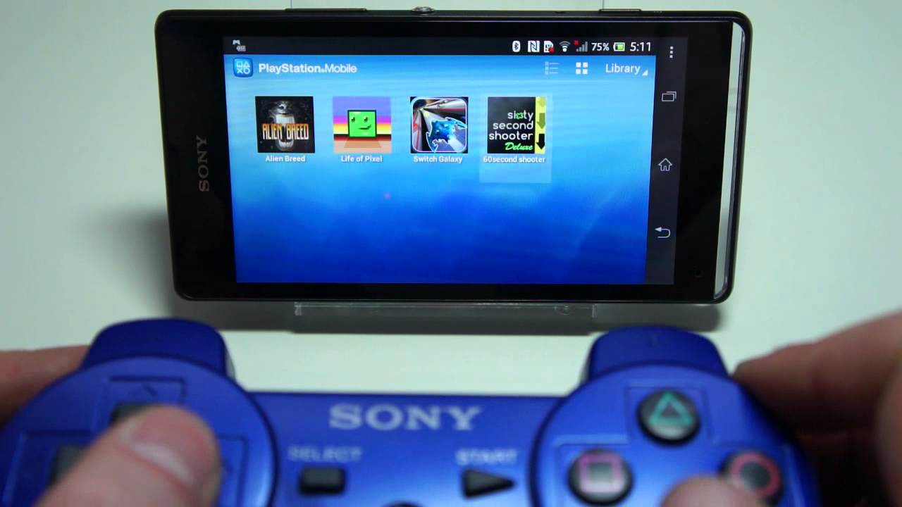 Sony Playstation DUALSHOCK 3 Software for Xperia Smart Phones - YouTube