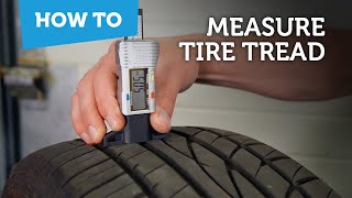 How to measure tire tread depth