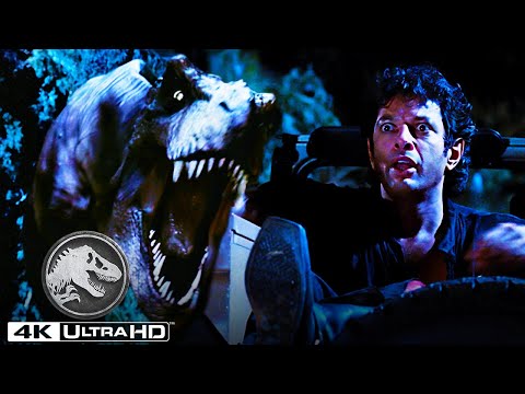 The T. rex Chase In 4k HDR