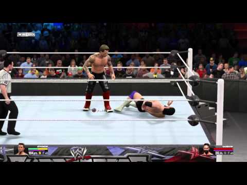 WWE 2K15 My Career Dark Match on Superstars against Damien Sandow