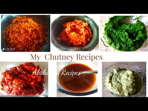 10 Chutney recipes part 1|@akshatasrecipes