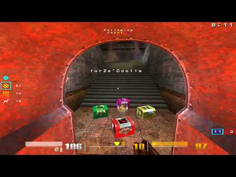 Cyberfight Invite Grand Final map 1: toxic (POV) vs Cooller @ pro-q3dm6 (14.12.2003)