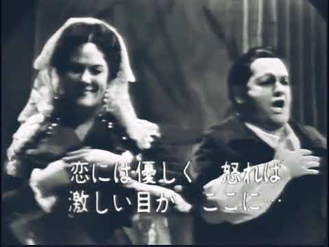 Gianni POGGI & Renata TEBALDI - I act duet "Mario, Mario!!.. Son qui". TOSCA. Puccini