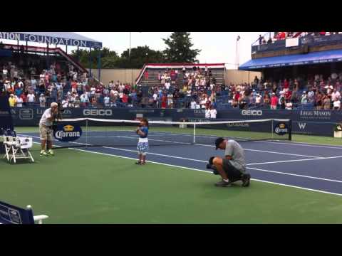 Kaitlyn Maher - 7yo - National Anthem at Legg Mason Tennis Tourney - 8/2/2011