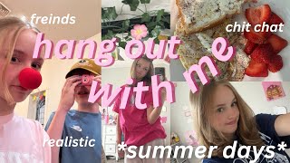 HANG OUT WITH ME *summer days* 🍉🫐☀️