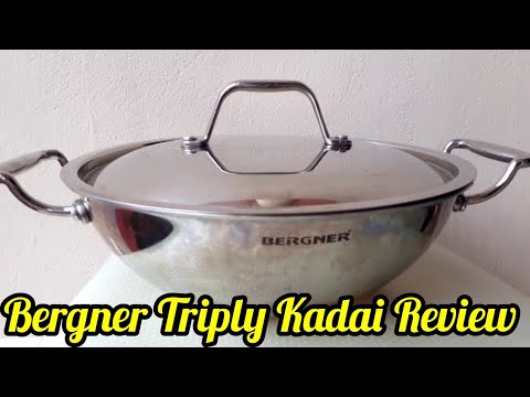 Bergner Kadai Review/ Stainless Steel Cookware Review - English
