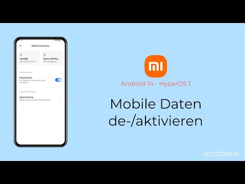 Mobile Daten aktivieren oder deaktivieren - Xiaomi [Android 14 - HyperOS 1]