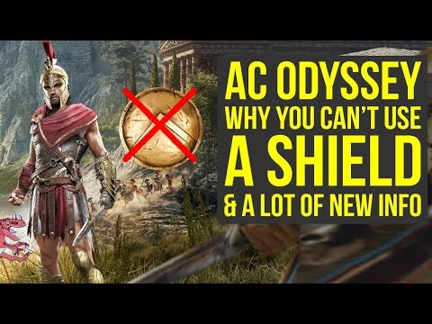 Part of a video titled Assassin's Creed Odyssey More Content Than Origins, NO SHIELD ...