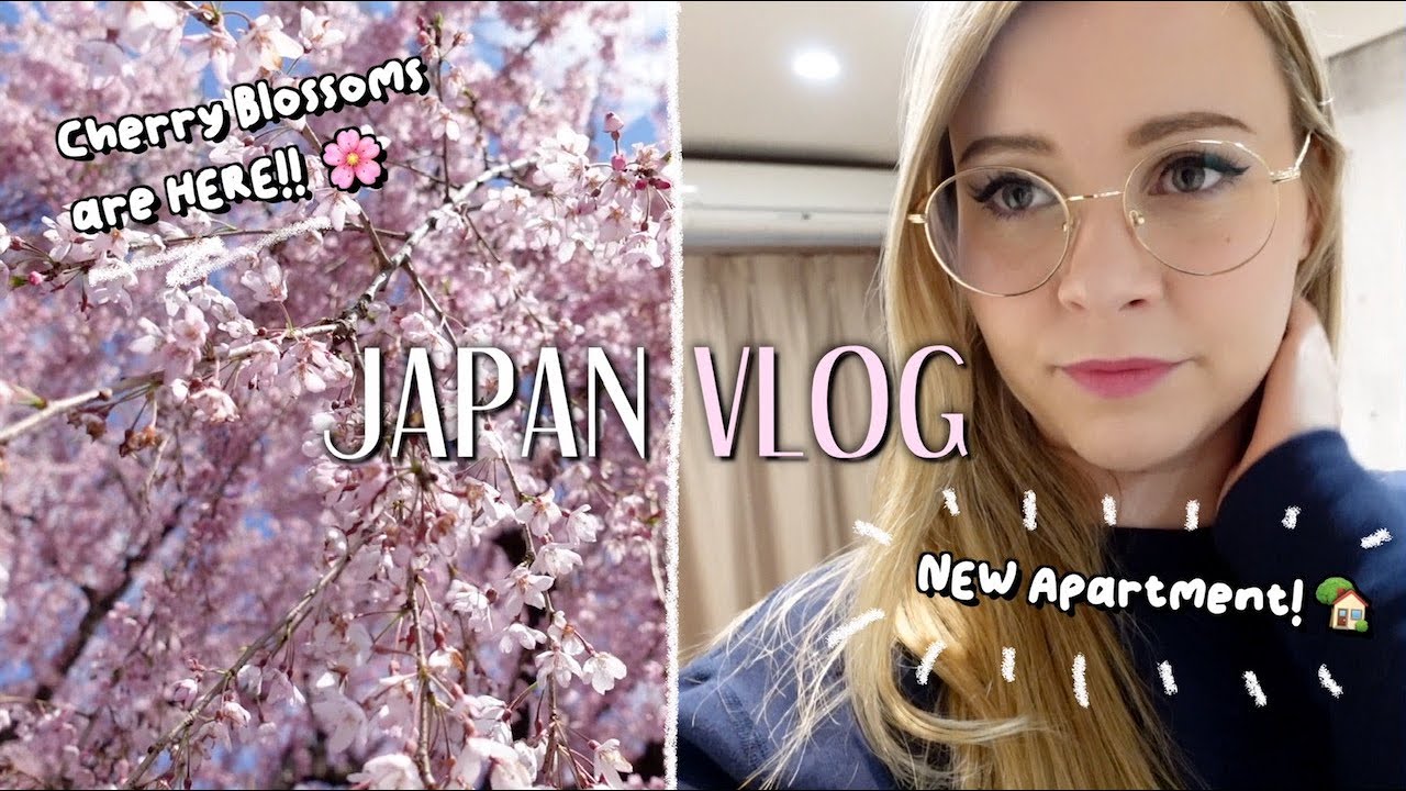 JAPAN VLOG | got a new apartment + spring is here! 
