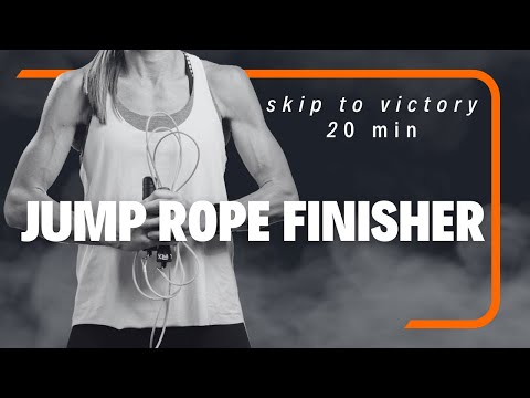 20-Minute SKIP TO VICTORY | Jump Rope Pyramid Finisher