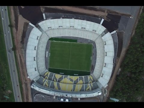 "Peñarol inauguró su nuevo estadio ante River Plate" Barra: Barra Amsterdam &bull; Club: Peñarol