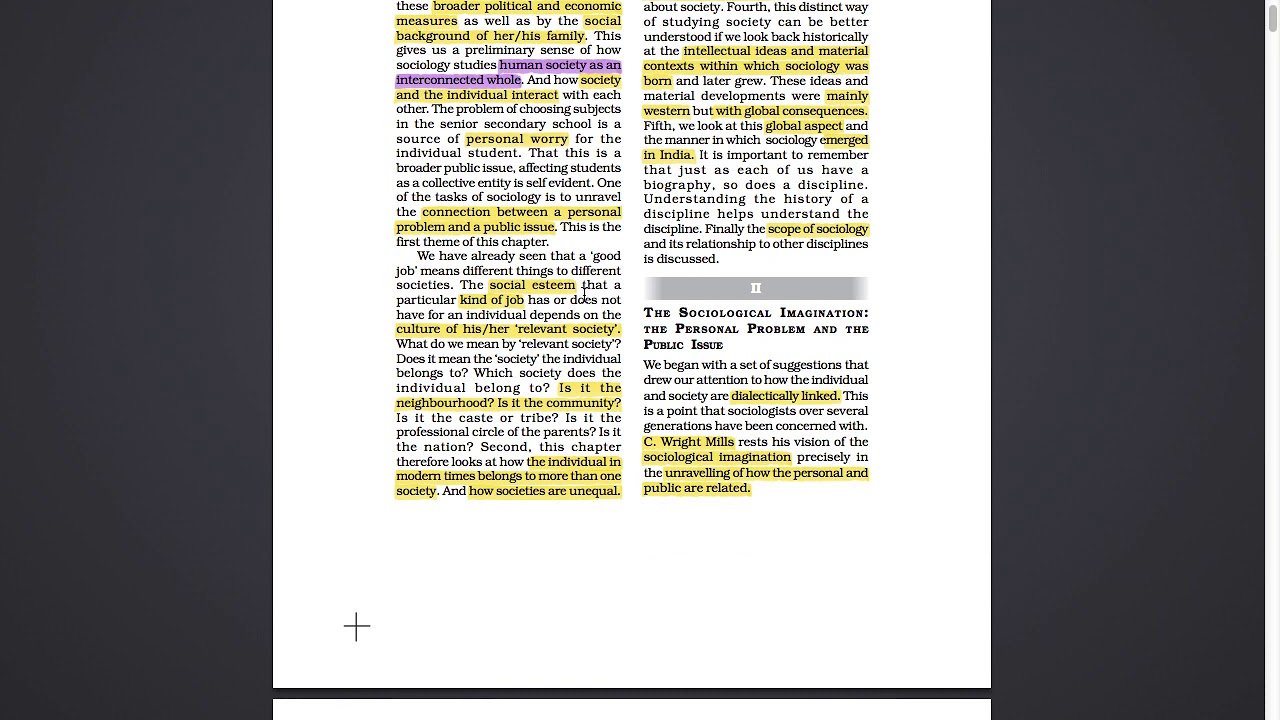 Ch I: Sociology and Society; Introduction (NCERT Grade 11)