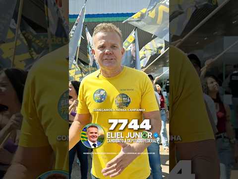 Vote 7744 para Deputado Federal em Goiás! 🇧🇷 #direita #política #noticias #elieljunior
