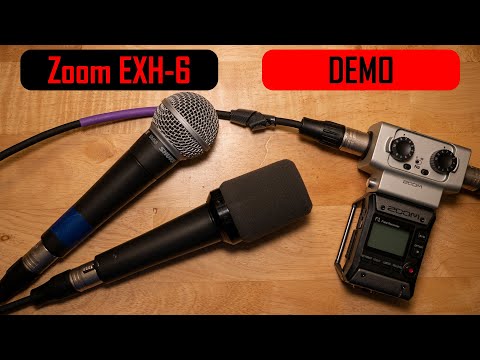 Zoom ZEXH-6 Dual XLR/TRS Cápsula de entrada para la H6