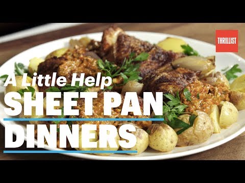 How to Make Sheet Pan Dinners || A Little Help