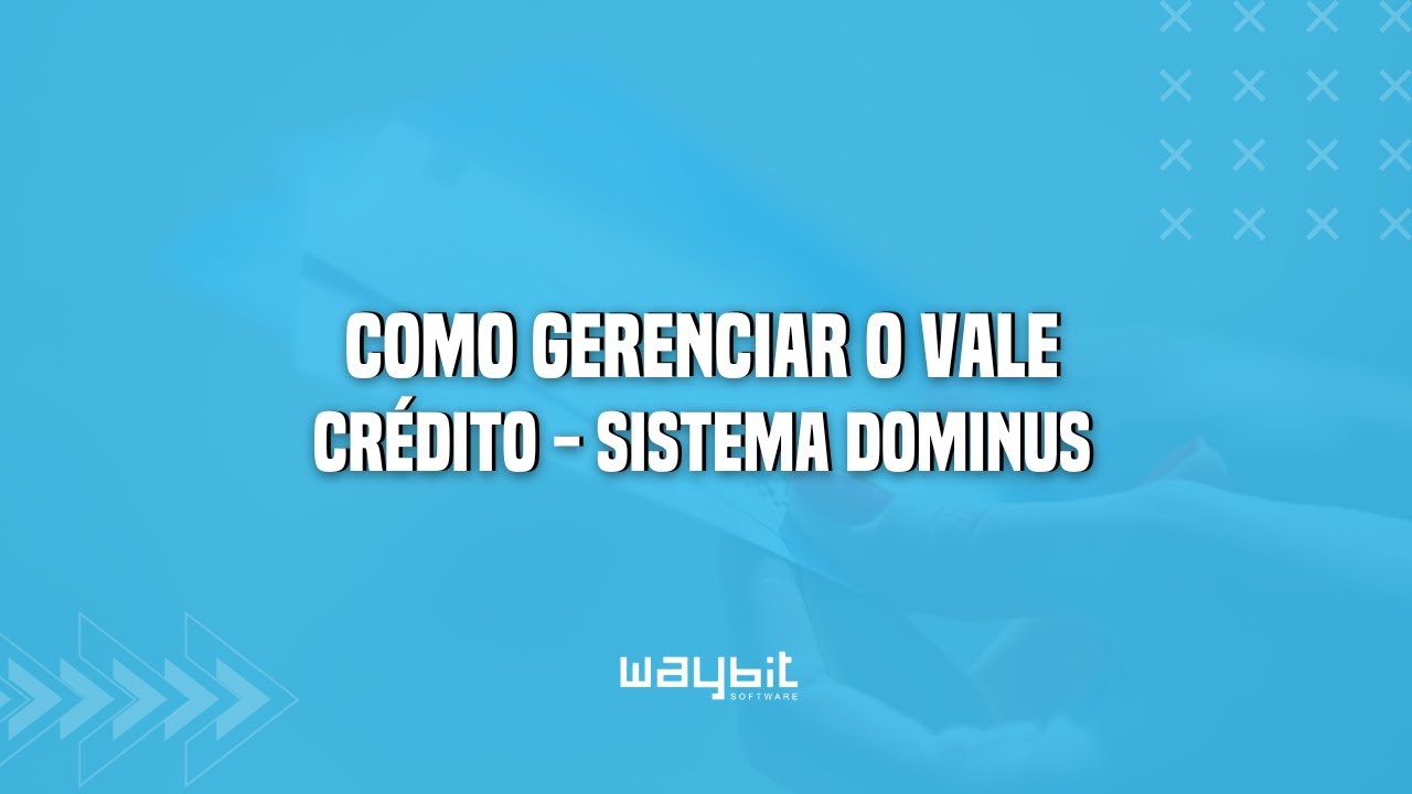 COMO GERENCIAR O VALE CRÉDITO - SISTEMA DOMINUS