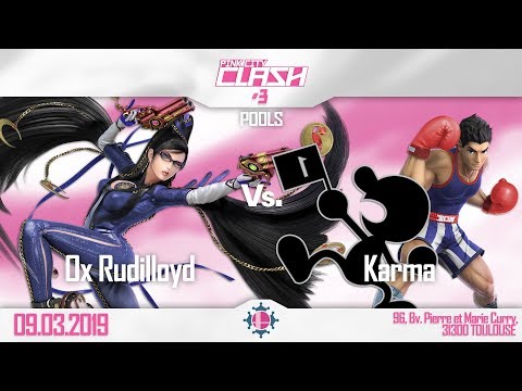 Pink City Clash 3 – Ox | Rudilloyd (Bayonetta) Vs. Karma (Mr. Game & Watch, Little Mac) – Pools