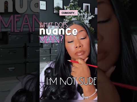 What does nuance mean? || Sentence Examples || Diamond Education Hub
