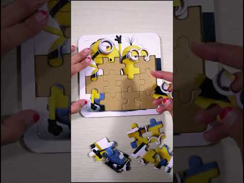 Minions Puzzle | Hello Binbin #puzzlegame #jigsawpuzzle #puzzle #toysforkids #minions #shorts