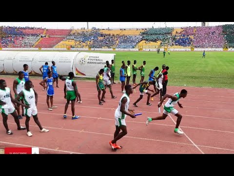 Prempeh College wins boys 4x200m final. Zone 2. Inter-Co. 2025.