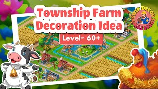 Township Farm Decoration Ideas || Level 60+ || Easy & Simple Township Decor Ideas ||