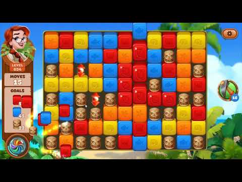 Lost Island Blast Adventure Level 654 - No Boosters