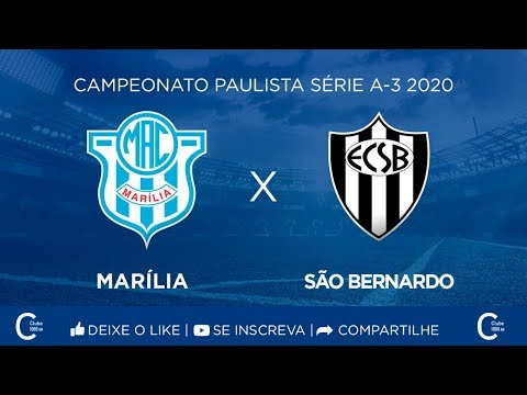 Marília X São Bernardo - 12-02-20 - AO VIVO - Paulista A3 - Abreusão
