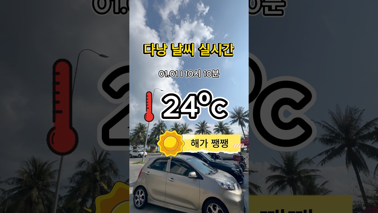 다낭 실시간 1월1일 #다낭 #다낭날씨