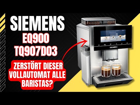 Siemens EQ900 fully automatic coffee machine: overpriced or unbeatable?