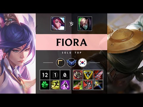 Fiora Top vs Singed - KR Diamond Patch 25.S1.3