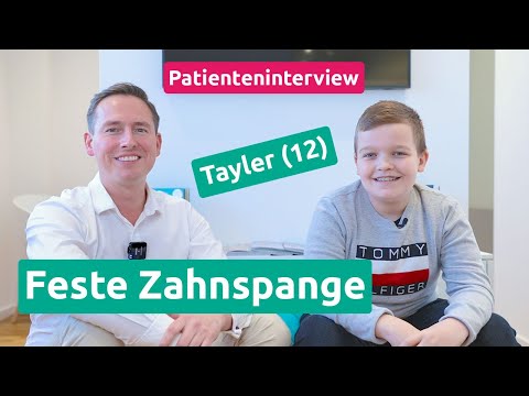 Feste Zahnspange für Kinder. Interview mit Tayler (12). KFO1 - Praxis Dr. Schmidt