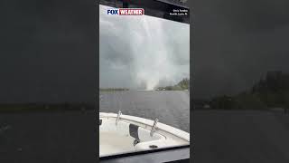 Watch: Waterspout Swirls in Port St. Lucie, Florida