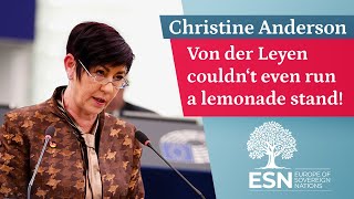 Ms. von der Leyen: You couldn't even run a lemonade stand!