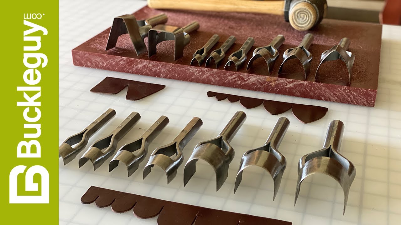 Using Strap End Punches When Making a Leather Belt or Bag