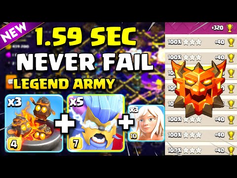 BEST RANK BATTLE Attack Strategy - TH17 Super Yeti + Furnace Attack (Town Hall 17) CoC